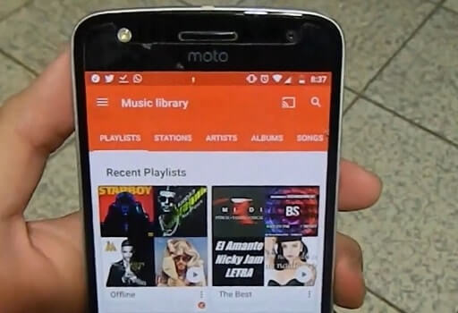 Google Play Music Spotify