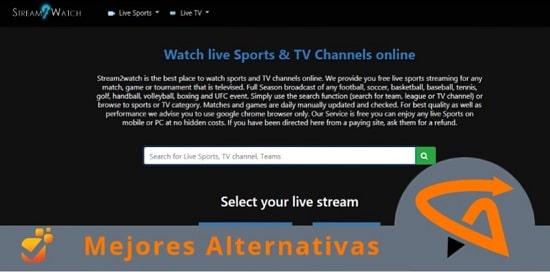 Stream2watch alternativas