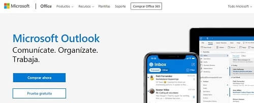 Outlook alternative à gmail